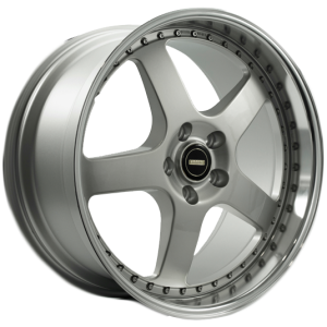 Simmons Fr1 17X7 5X114.3 Silver Machined Lip Wheel & Tyre Package