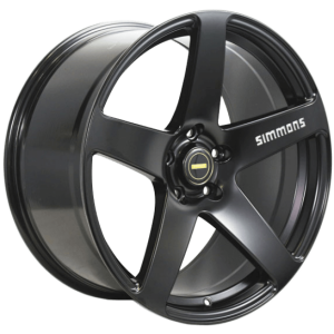 SIMMONS FRC MATTE BLACK 18X8 5X114.3