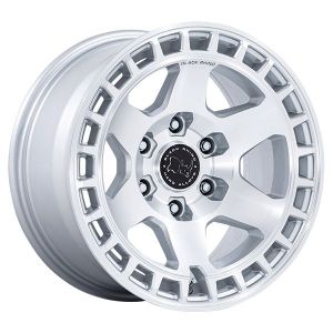 BLACK RHINO BR022 BAHARI GLOSS SILVER MACHINED FACE 17X8.5 5X127