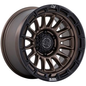 Black Rhino Rival Br025 17X9 6X139.7 Burnt Bronze Matte Black Lip Wheel & Tyre Package