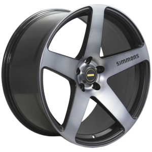 SIMMONS FRC BLACK MACHINED WITH DARK TINT 20X8.5 5X108