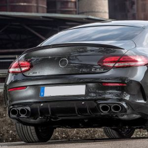 C-Class W205 C43 Style Diffuser & Muffler Black Package