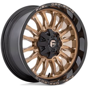 FUEL ARC BRONZE BLACK LIP 20X9 6X139.7
