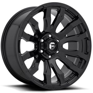 Fuel Blitz 18x9 5x150 Gloss Black Wheel & Tyre Package