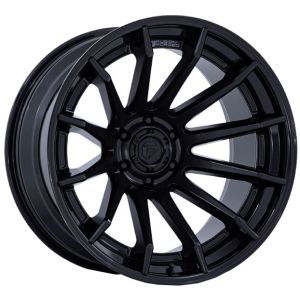 FUEL BURN FC403 MATTE BLACK GLOSS BLACK LIP 20X9 6X139.7