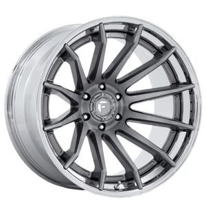 Fuel Burn Fc403 20X9 6X139.7 Platinum Chrome Lip Wheel & Tyre Package