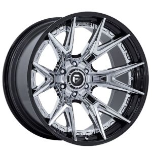 FUEL CATALYST FC402 CHROME GLOSS BLACK LIP 20X9 6X139.7