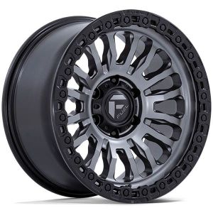FUEL FC857 RINCON MATTE GUNMETAL BLACK LIP 17X9 5X150