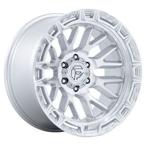 FUEL FC890 RAIL GLOSS SILVER MACHINED FACE 17X9 6X139.7
