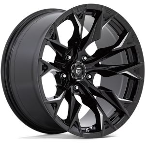 Fuel Flame 20x9 6x139.7 Gloss Black Milled Wheel & Tyre Package