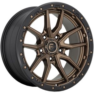 FUEL REBEL MATTE BRONZE BLACK LIP 20X9 8X170