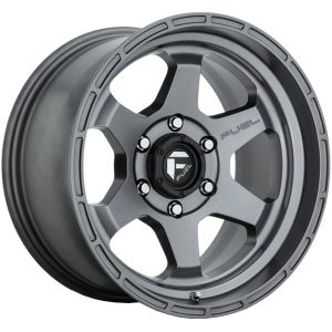 FUEL SHOK MATTE GUN METAL 18X9 6X139.7