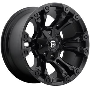 Fuel Vapor 17X9 6X139.7 Matte Black Wheel & Tyre Package