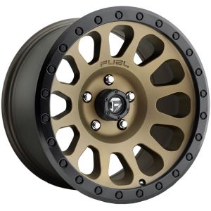 Fuel Vector 18X9 5X150 Matte Bronze Black Lip Wheel & Tyre Package
