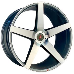 INFORGED IFG8 GUNMETAL MACHINED FACE 22X9 5X108