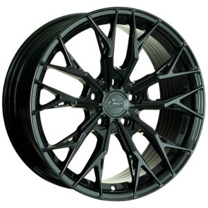 King Carbon 18x8 5x112 Gloss Black Wheel & Tyre Package