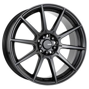 KING FLASH SATIN BLACK 15X6.5 4X100