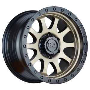 KING HURRICANE BRONZE SATIN BLACK LIP 16X8 6X139.7