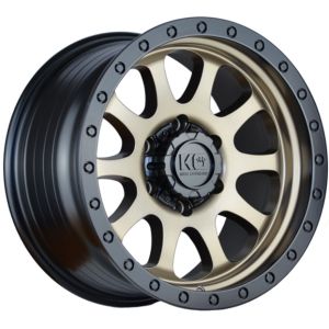 KING HURRICANE BRONZE SATIN BLACK LIP 17X9 6X139.7