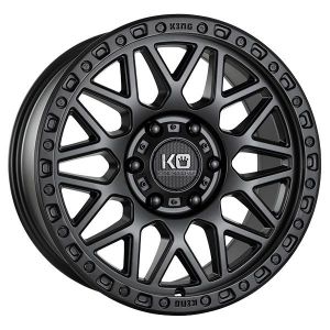 KING STIGMA SATIN BLACK 17X9 6X139.7