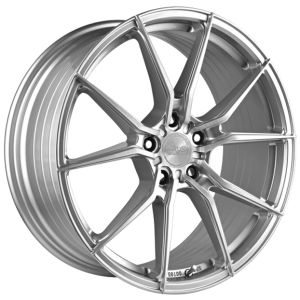 King Venom 19x8 5x112 Silver Machined Face Wheel & Tyre Package