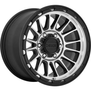 KMC IMPACT KM542 SATIN BLACK MACHINED FACE 18X9 6X139.7