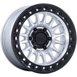 KMC IMS KM552 MACHINED MATTE BLACK LIP 18X9 6X139.7