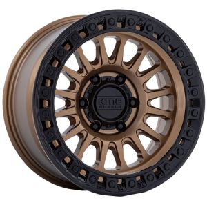 KMC IMS KM552 MATTE BRONZE GLOSS BLACK LIP 18X9 6X139.7