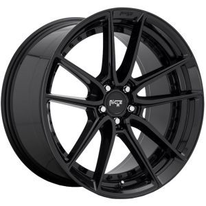 Niche Dfs 22X9 5X120 Gloss Black Wheel & Tyre Package