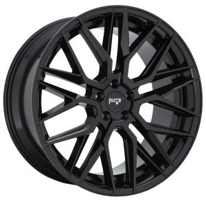 NICHE GAMMA GLOSS BLACK 18X8 5x114.3