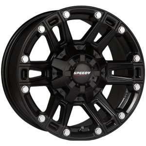 Speedy Outlaw 16X8 6X130 Satin Black Wheel & Tyre Package