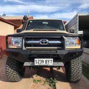 Off-Road Animal Toro Bull bar, Toyota Land Cruiser 76/78/79 series 2007 on