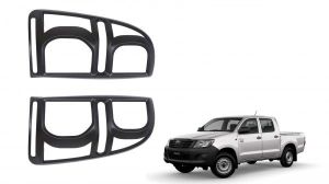 Toyota Hilux Black Tail Light Trims (2005-2015)