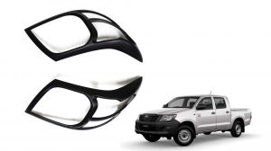 Toyota Hilux N70 Black Headlight Trims