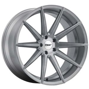 Tsw Clypse 22x9 5x120 Titanium Matte Brushed Face Wheel & Tyre Package