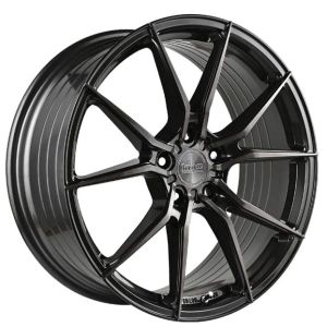 KING VENOM GUN METAL MACHINED FACE 19X8.5 5X114.3 Wheel & Tyre Package