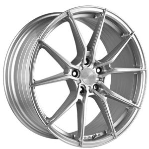 King Venom 20X8.5 5X114.3 Silver Machined Face Wheel & Tyre Package