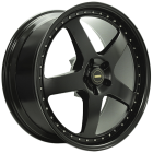 Simmons Fr1 17X7 4X100 Satin Black Wheel & Tyre Package