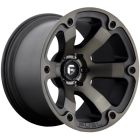 Fuel Beast 18X9 6X114.3 Black Machined With Dark Tint Wheel & Tyre Package