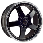 Simmons Fr1 18X8.5 4X108 Gloss Black Polish Lip Wheel & Tyre Package