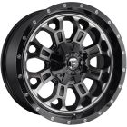 Fuel Crush 17X9 6X135 Gloss Machined Double Dark Tint Wheel & Tyre Package