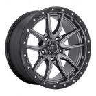 FUEL REBEL MATTE GUN METAL BLACK LIP 18X9 6X139.7 Wheel & Tyre Package