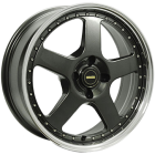 Simmons Fr1 18X8.5 5X112 Hyper Black Machined Lip Wheel & Tyre Package