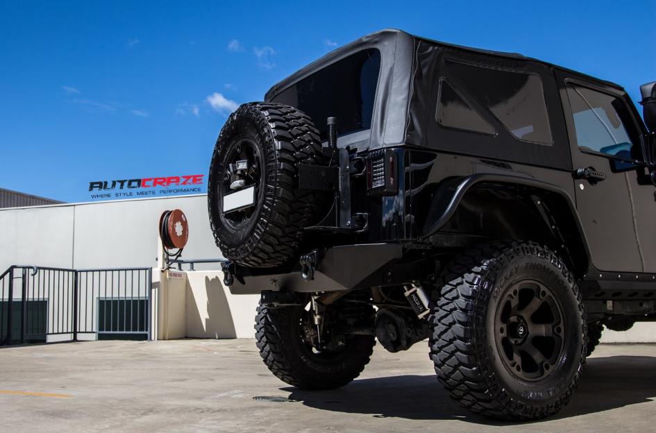 JEEP WRANGLER BEAST BLACK MACHINED WITH DARK TINT 3