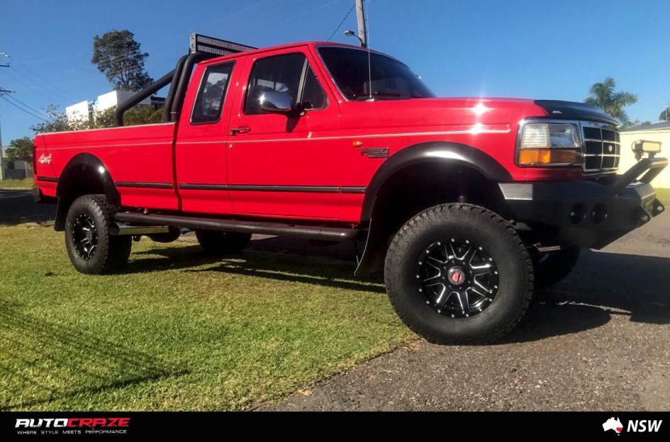 FORD F250 MAVERICK GLOSS BLACK MILLED ACCENTS