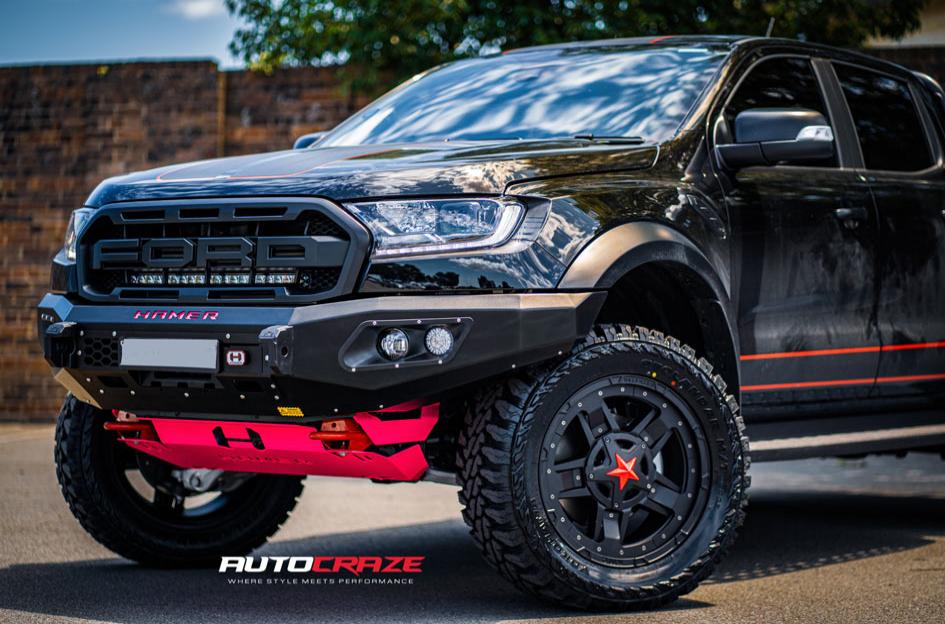 FORD RANGER RAPTOR ROCKSTAR XD 3 MATTE BLACK