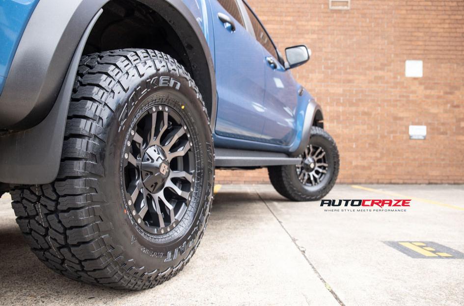 FORD RANGER RAPTOR FLORIDA MACHINED FACE BLACK MATTE GREY TINT