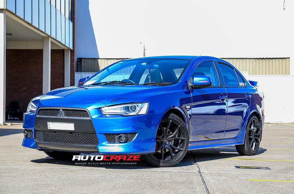 MITSUBISHI LANCER VENOM MATTE BLACK