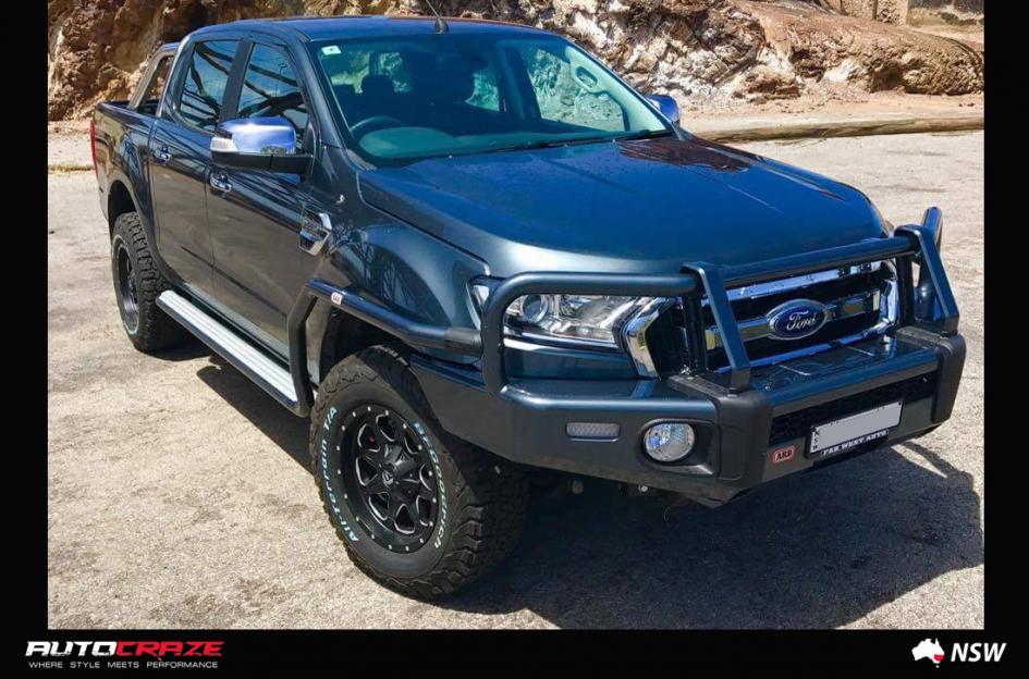 FORD RANGER BOOST GLOSS BLACK MILLED ACCENTS