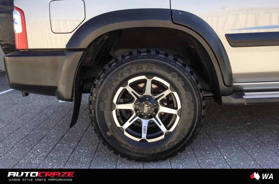 NISSAN PATROL T05 SATIN BLACK MACHINED FACE